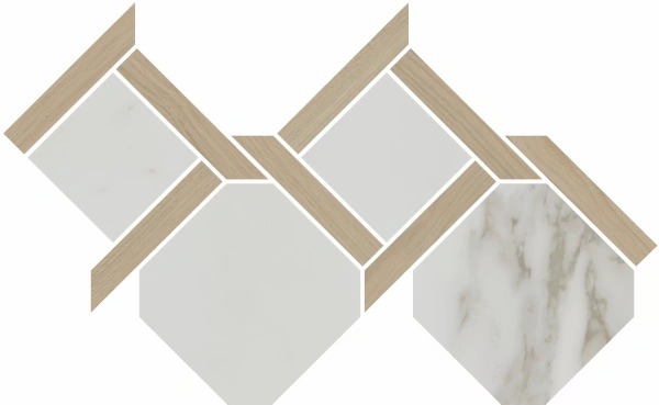 Kerama Marazzi ID169 Декор Монте Тиберио наборный лаппатированный 48x29,5x0,9