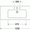 раковина полувстраиваемая duravit me by starck 2336120030