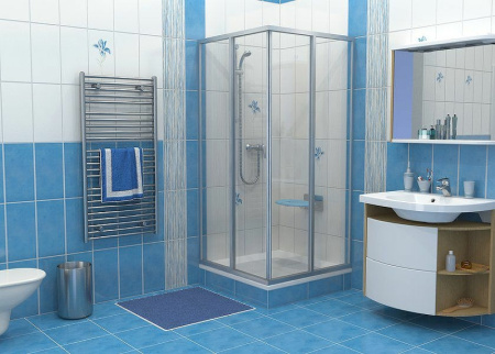 душевая дверь ravak supernova srv2-90 195 s 14v701o2zg профиль белый, стекло sabina grape