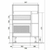 тумба с раковиной 1marka lido 60н у83298 белый глянец