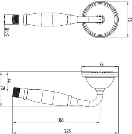 душевая лейка lemark lm8007g