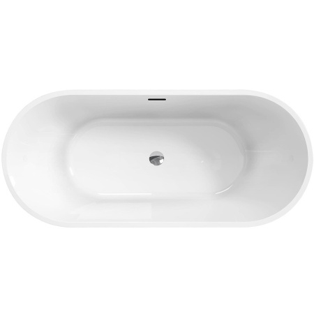 ванна акриловая отдельностоящая belbagno uno bb701-1400-720-k