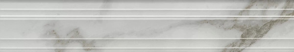 Kerama Marazzi BLF025R Бордюр Багет Монте Тиберио бежевый светлый глянцевый обрезной 40x7,3x2,7