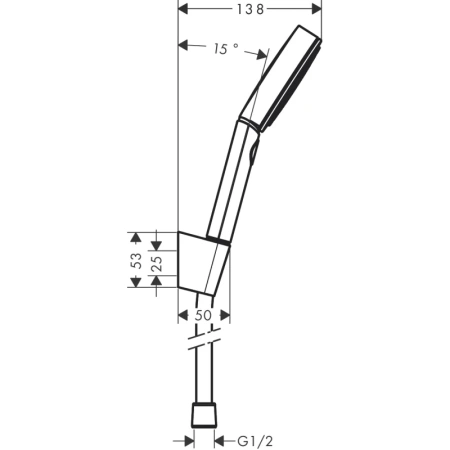 душевой набор hansgrohe pulsify select 105 3jet relaxation 24302700