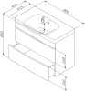 тумба под раковину am.pm like 80 m80fhx0802wg подвесная белая