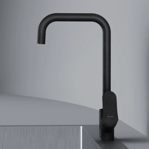 смеситель для кухни am.pm like f8006022 чёрный