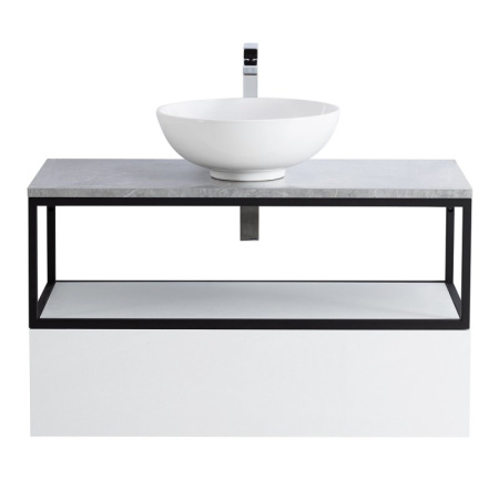 тумба cezares cadro 100 cadro-100-1c-so-bg-blum подвесная bianco ghiaccio