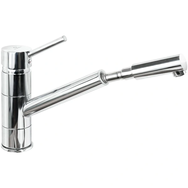 смеситель для кухни славен город серия-д сл-од-д23 с выдвижным изливом, хром