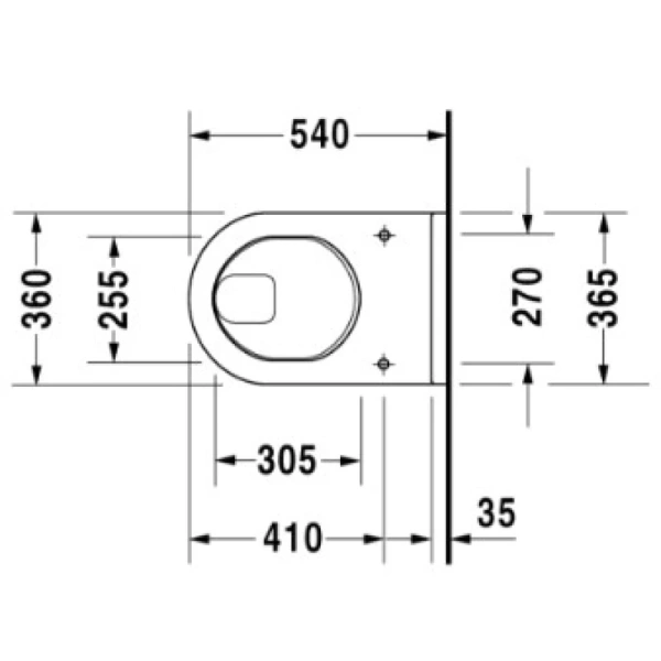 унитаз подвесной duravit starck 3 220109 00 00, без сиденья, цвет белый.