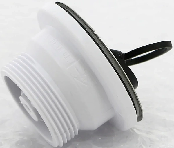 донный клапан mcalpine mrskw2 для раковины, без перелива, с пробкой, хром