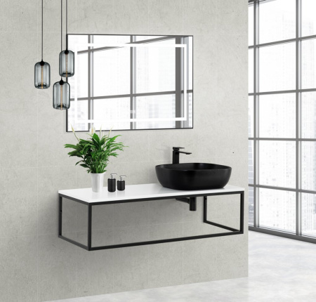 Столешница под раковину BelBagno 120 EK-120-2-BL Bianco Lucido