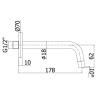 излив paffoni light zboc045no