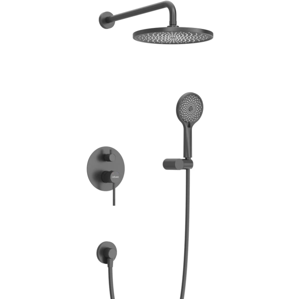 душевая система cezares relax relax-dset-nop черная матовая