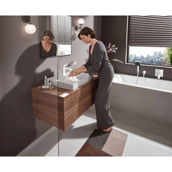 смеситель для раковины с донным клапаном hansgrohe vivenis 75020700