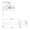 смеситель для раковины gattoni circle two 9137/91bo