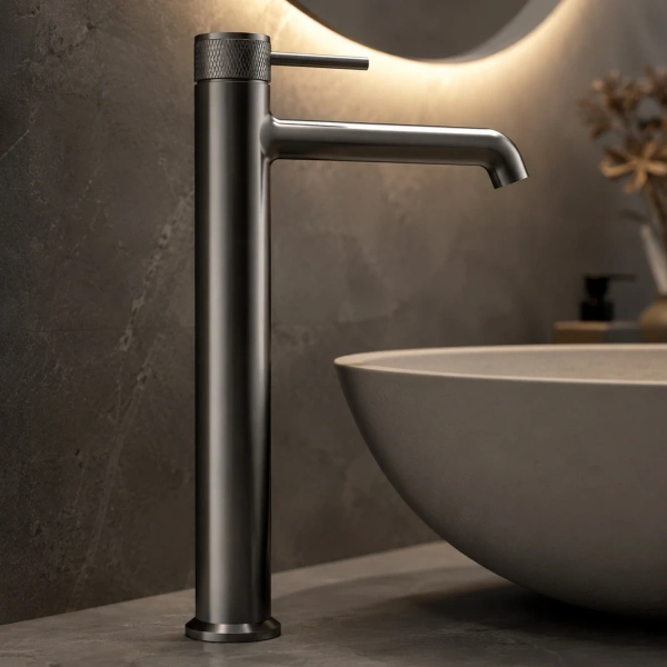 смеситель для раковины wasserkraft muritz 9803hgr графит