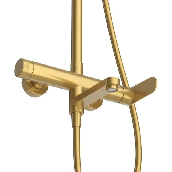 душевая система cezares stylus stylus-cvd-boro брашированное золото