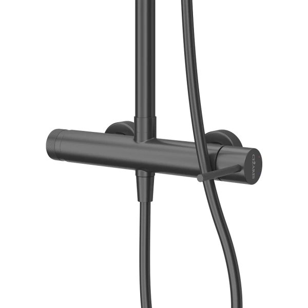 душевая система cezares relax relax-cd-nop черная матовая