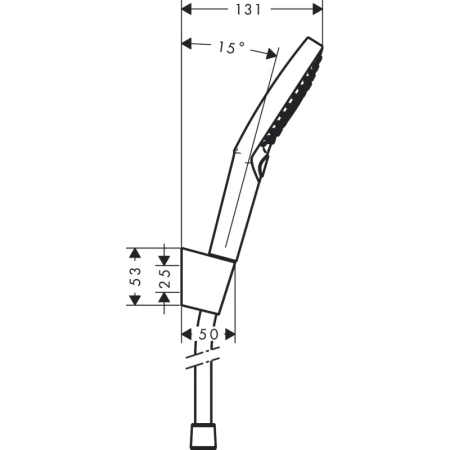 душевой набор hansgrohe raindance select s 120 3jet 26701400