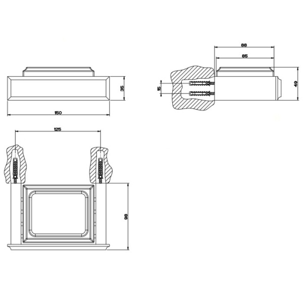 Мыльница Gessi Eleganza 46401#080