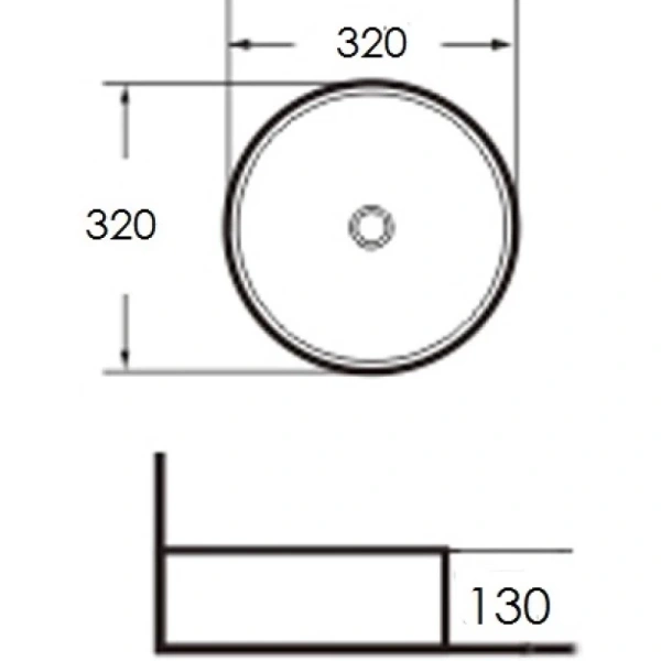 раковина-чаша grossman 32 gr-3021 белая