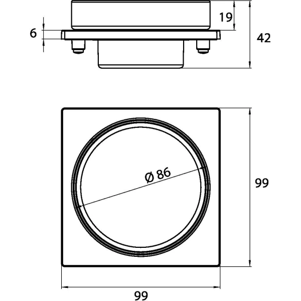 Мыльница Emco Liaison 1830 001 02 хром